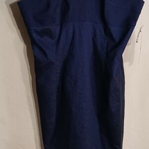 Adrianna Papell Navy Maxi Dress